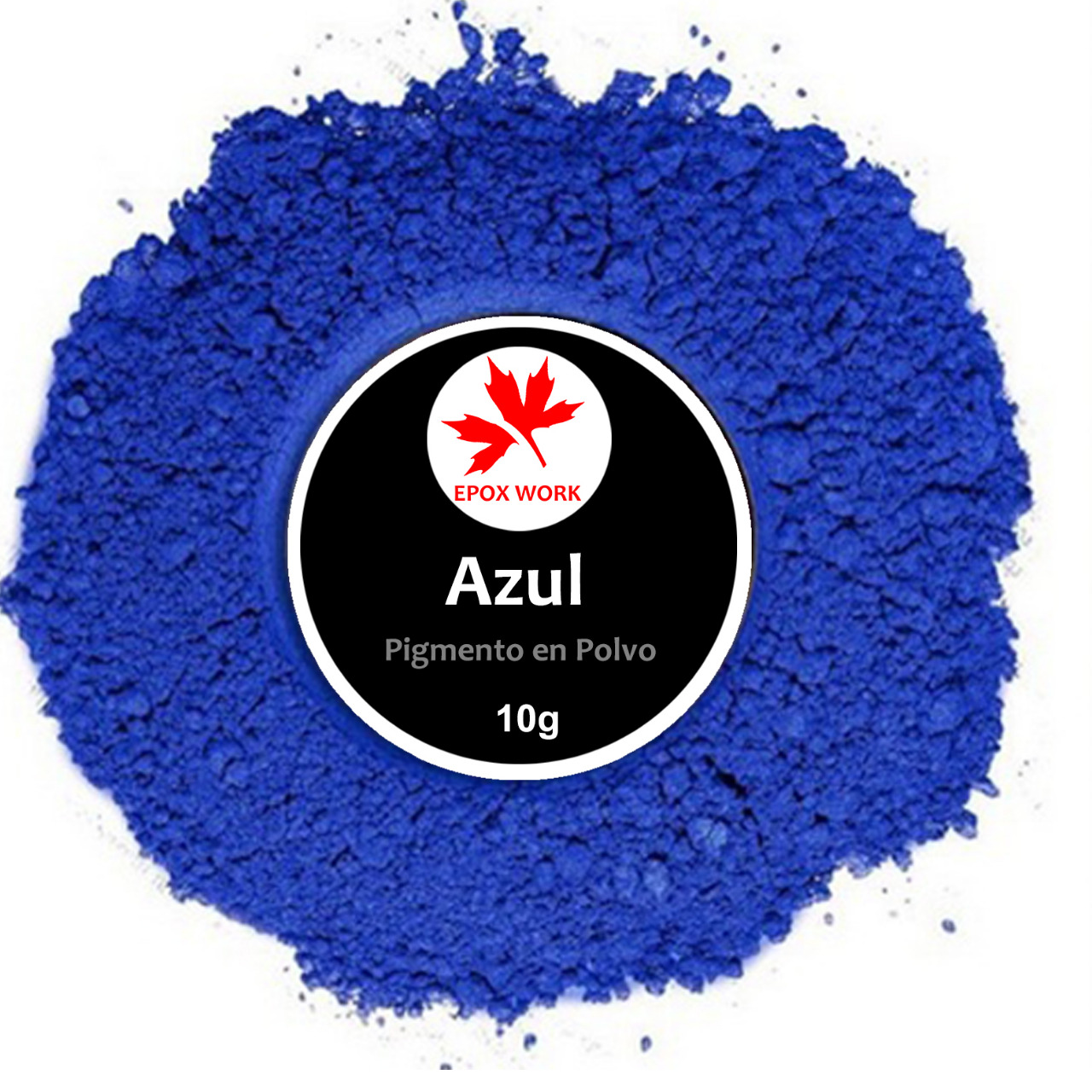 pigmento en polvo metalizado azul